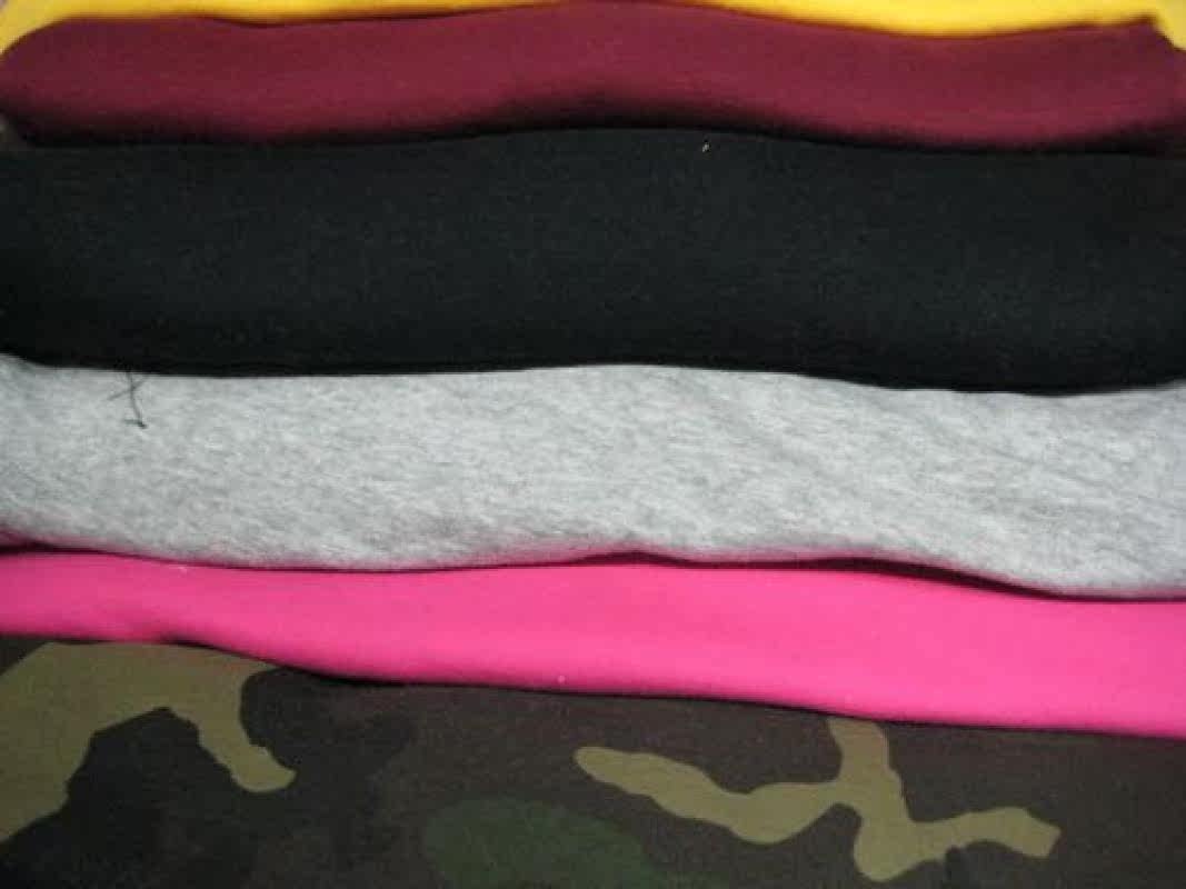 纯棉多色牛肚针织布料 春秋连帽衫 运动衣 套装  1米50宽