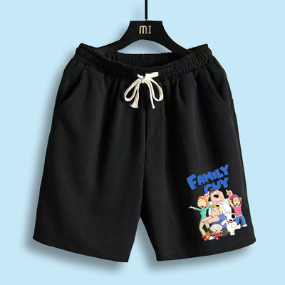 恶搞之家短裤男女夏季宽松直筒
