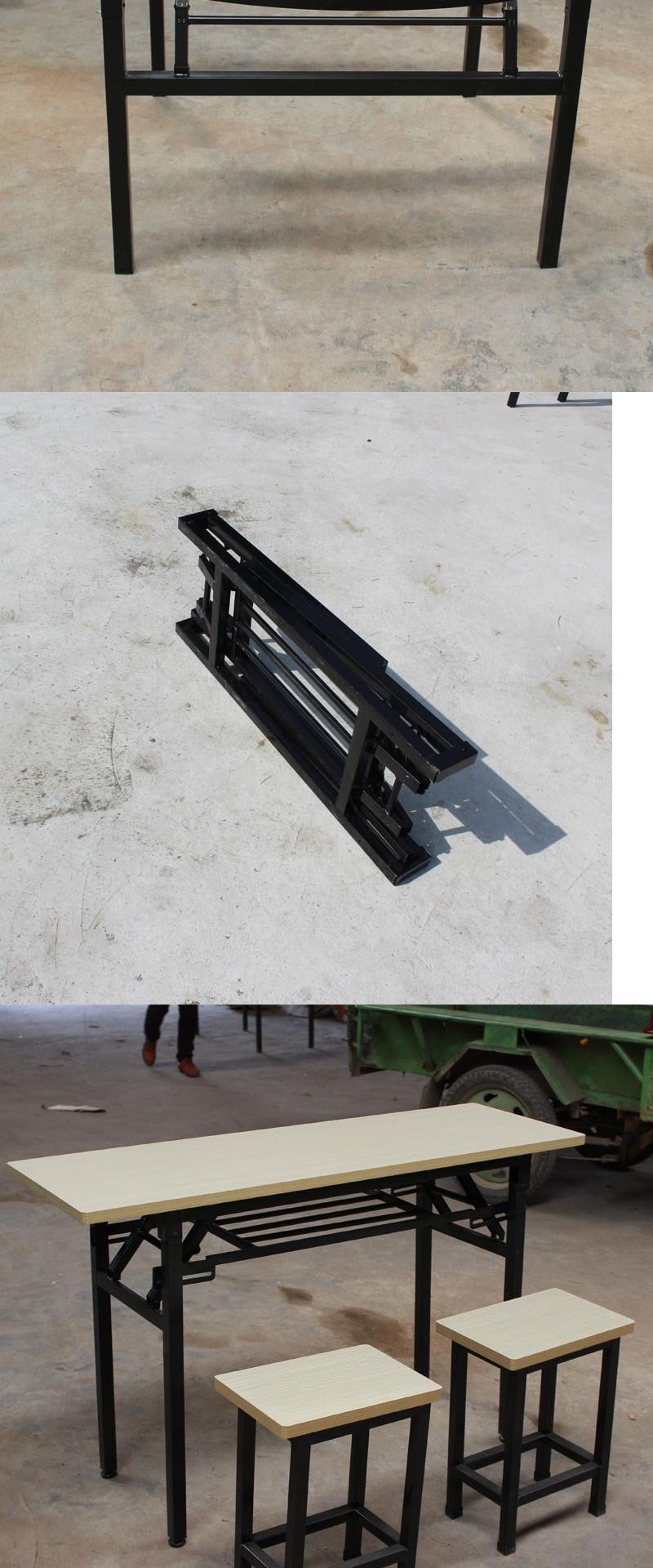 Cộng với bàn tròn lớn nhiều lớp bàn ăn sắt nhiều lớp gấp đồ nội thất khung bàn mới Trung Quốc bàn vuông thanh bàn vườn - FnB Furniture chân sắt bàn gỗ