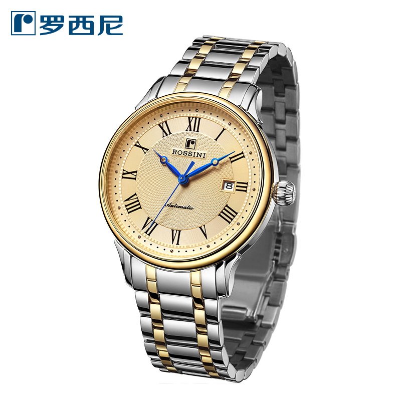 【蓝爵系列】罗西尼手表男复古机械腕表专柜同款男士机械表5501