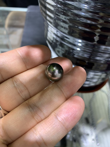 520礼物 完美无瑕13.86mm极光大溪地拉贡 真科研SS一级证书