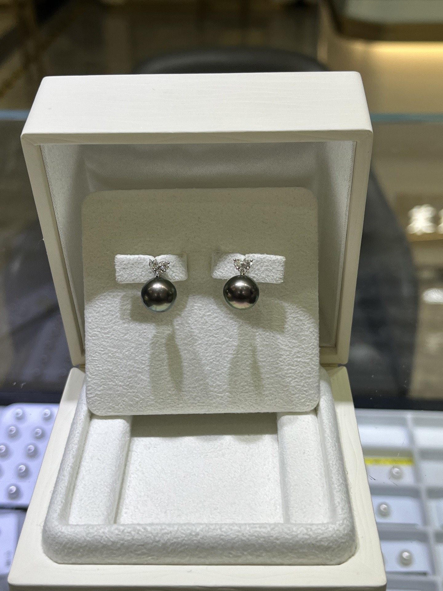 9.25，9.22mm孔雀绿睫毛耳钉 18k天然钻石镶嵌,珠宝/钻石/翡翠,耳饰,淘宝优惠券,粉丝福利购,淘宝优惠卷