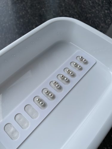 无调色6.5～7mm海水真多麻耳钉