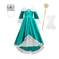 Princess Rosetta's cosplay dress, MARIO Peach's cosplay dress, girl Mario's birthday dress thumbnail 3