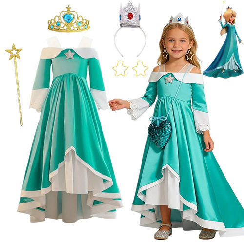 马里奥银河Rosalina罗莎塔cos服