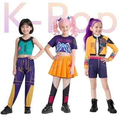 万圣K-POP猎魔女团cosplay打歌服