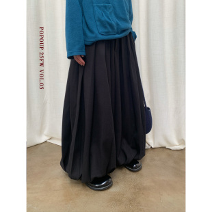 日系休闲压褶宽松气球灯笼长裤 popoup25FW 灯笼2.0