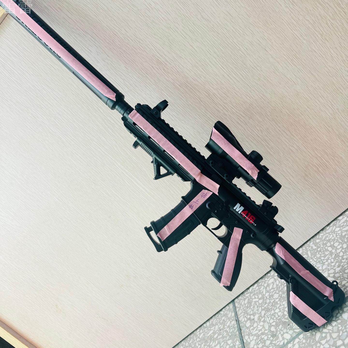 枪玩具打弹珠童电动连发M416