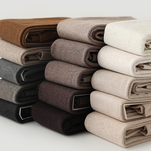 加绒加厚袜子 袜冬季 新品 秋冬压力显瘦条纹打底袜女燕麦奶咖色连裤