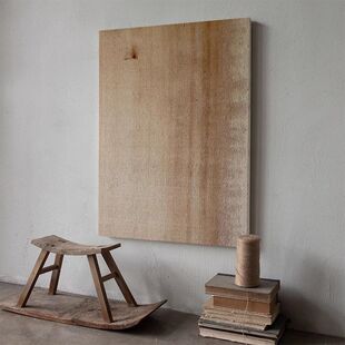 顺丰手绘油画沐序侘寂抽象复古古典肌理装饰画客厅新中式赤贫