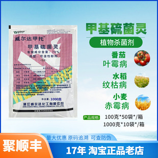 威尔达 甲托 甲基硫菌灵70%布白粉病纹枯病赤霉病杀菌剂1000克