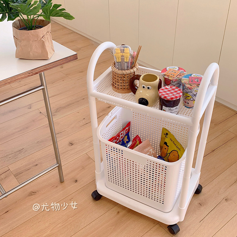 ins浴室带轮小推车脏衣篮收纳整理卧室客厅零食收纳架洗漱用品架,家庭/个人清洁工具,浴室角架/置物架,淘宝优惠券,粉丝福利购,淘宝优惠卷