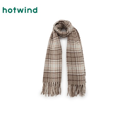 2024年冬季新款女士经典格纹围巾