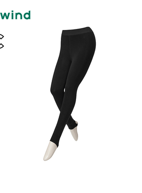 热风2025年冬季新款女士600D厚绒舒暖踩脚裤-暖P110W25400