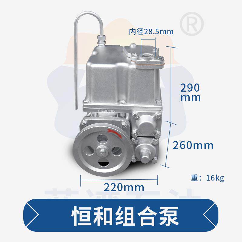新款加油机组合泵加油机齿轮泵铝合金通用型太空三金贝林包邮
