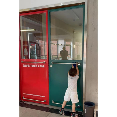 复古玻璃门铁艺门工业风卫生间
