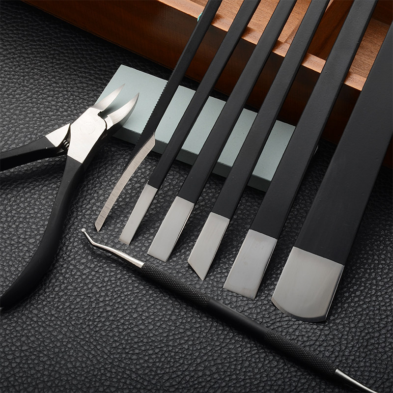 페디큐어 칼 세트 손톱 홈 펜치 손발톱진균증 및 두꺼운 손톱을 위한 특수 손톱깎이 양주 삼칼 전문 발칼