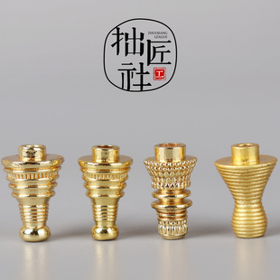 复古铜多款佛塔 菩提手串手链三通配饰 佛头三通佛塔头帽