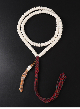 鹿骨百香籽纹108颗手链 藏式手串男女手持长手串 原创饰品