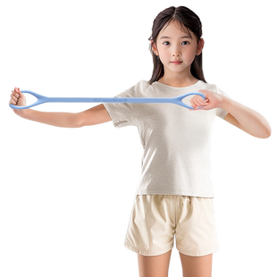 儿童弹力带拉力器驼背矫正辅助器青少年坐姿学生背部拉伸训练器材