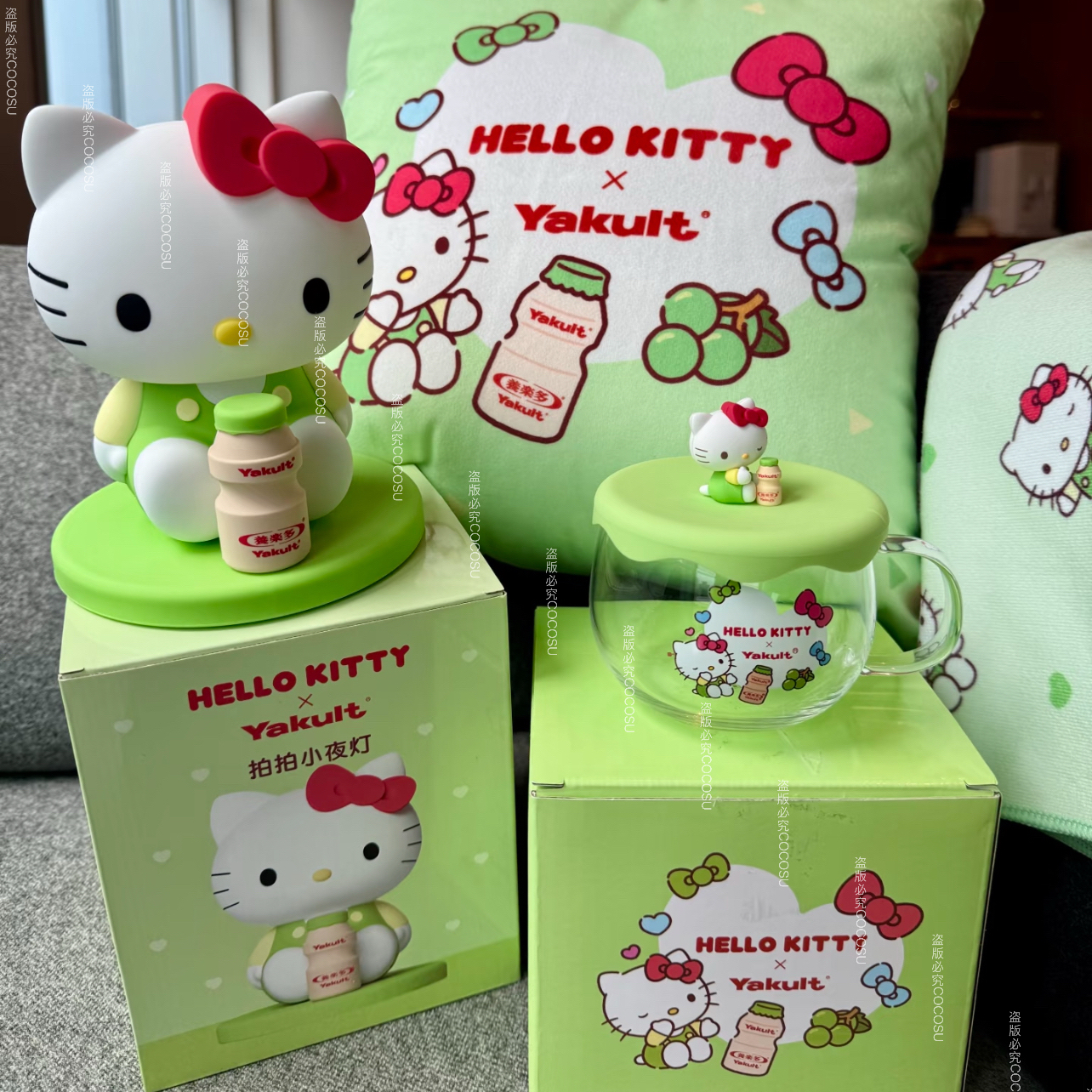 养乐多Hello Kitty联名三丽鸥Hello Kitty拍拍灯房间氛围灯礼物