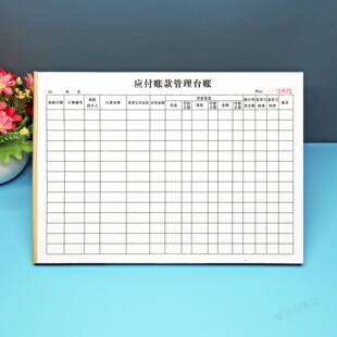 公司财务会计采购货款记账本应付账款明细表进货应付款管理台账本