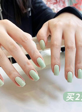 薄荷绿美甲甲油胶2026年新款显白实色绿色美甲店专用套装烤灯专用
