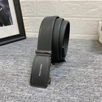 保罗彼得男士皮带自动扣商务