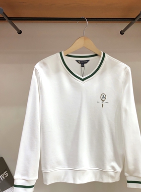 保罗彼得专柜正品2025春装新款复古学院风V领套头卫衣BWEA44240