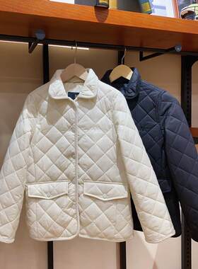 专柜正品保暖女款菱格夹克