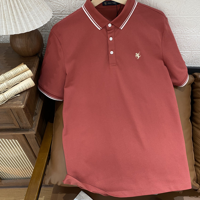 男式翻领短袖POLO衫休闲透气