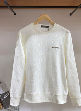 保罗彼得 专柜2025春季新款男士圆领卫衣运动宽松简约 DTEA49570