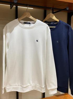 保罗彼得专柜正品男士秋冬季 圆领卫衣抓绒小马标套头 ZCDD49182