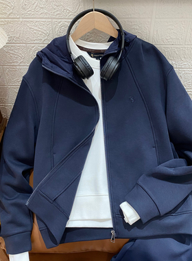 保罗彼得专柜正品女士连帽卫衣外套保暖舒适时尚简约TBECW00280