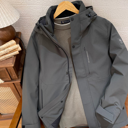 男式羽绒服鹅绒连帽蓄热保暖休闲经典保罗彼得商场同款RTEDR00181