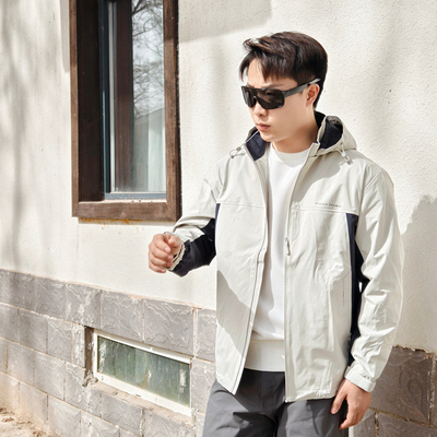 保罗彼得男士户外冲锋衣夹克外套