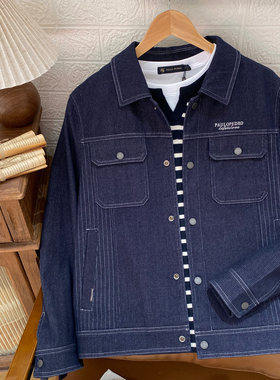 保罗彼得专柜正品男士翻领夹克 工装风大口袋 潮流时尚REECJ00320
