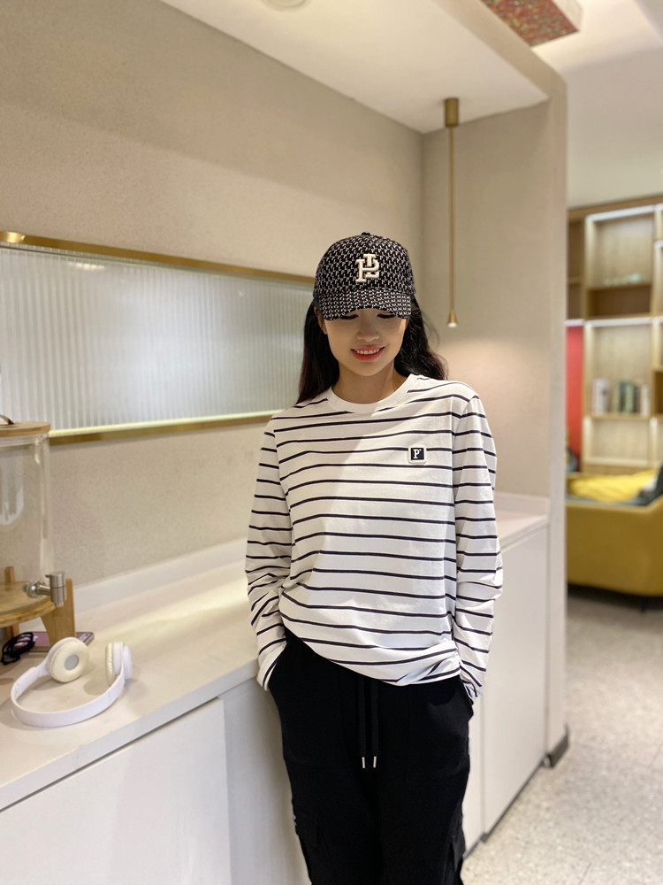 保罗彼得女式圆领长袖T恤舒适