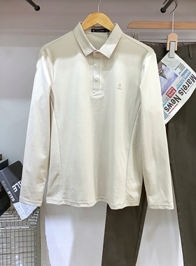 保罗彼得 男士长袖翻领POLO衫一款双色休闲商务简约百搭NTEA49502