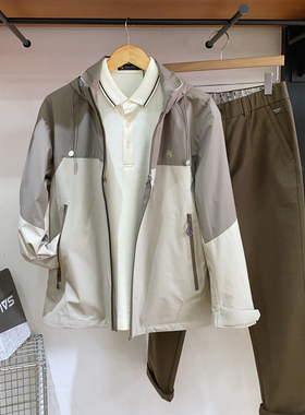 保罗彼得2025春装男士外套 多功能防水防污休闲简约百搭PREA76350