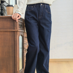 保罗彼得专柜正品女士直筒牛仔裤时尚百搭休闲舒适显瘦NHECN00290