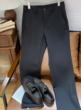 保罗彼得 专柜正品男式休闲裤平腰裤磨毛亲肤 商务休闲KPEDK00460