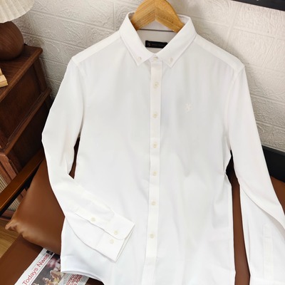 保罗彼得专柜正品男士翻领长袖衬衫百搭简约时尚舒适CKECC00111