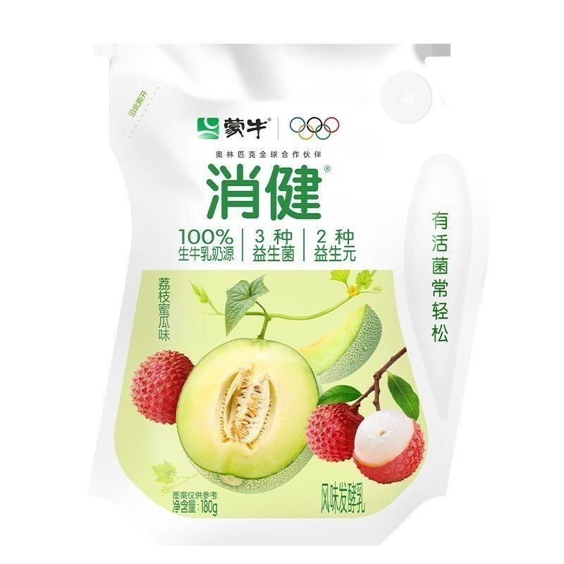 蒙牛消健荔枝蜜瓜味益生菌益生元风味发酵乳180g