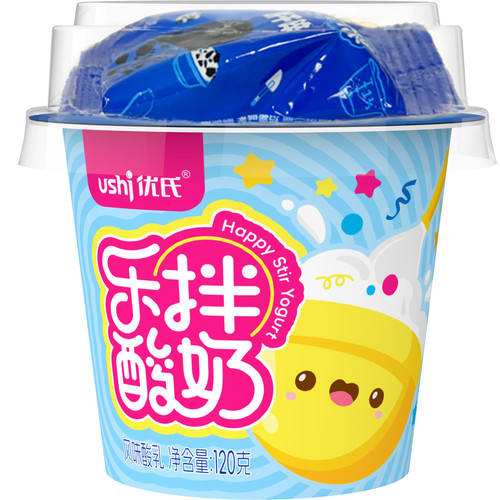 优氏乐拌酸奶赠巧克力饼干碎搅拌酸奶学生酸奶