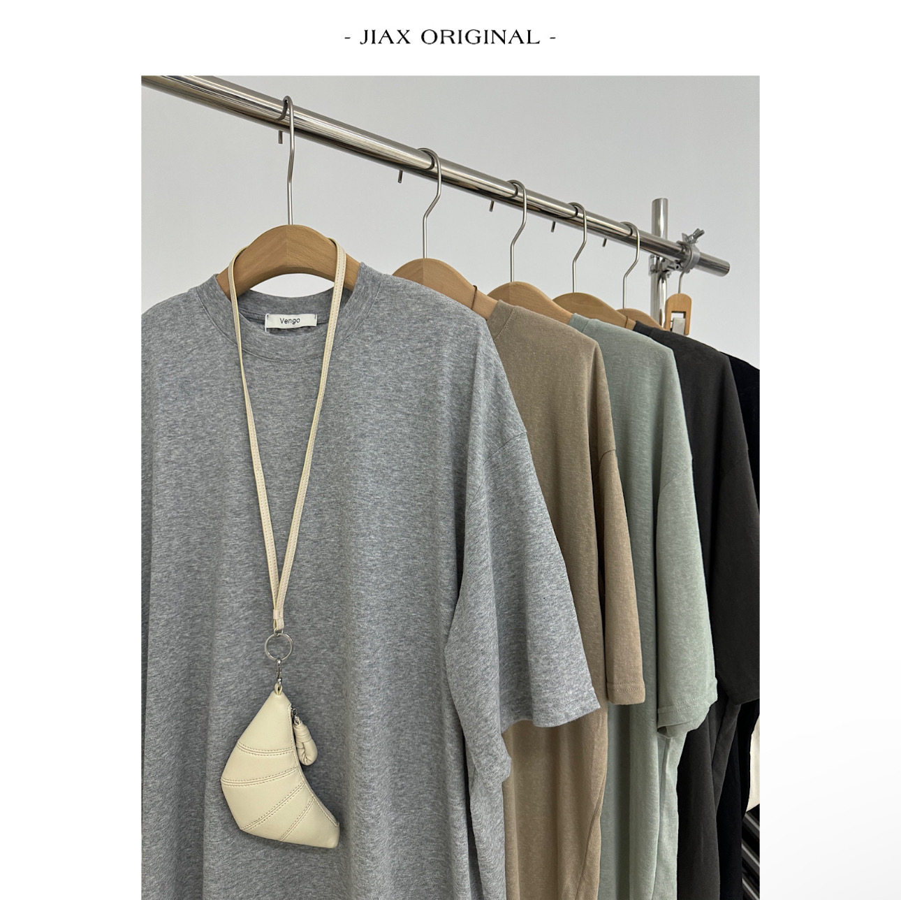 JIAX 春夏简约麻棉半袖上衣女ins韩版宽松薄款中长防晒休闲t恤