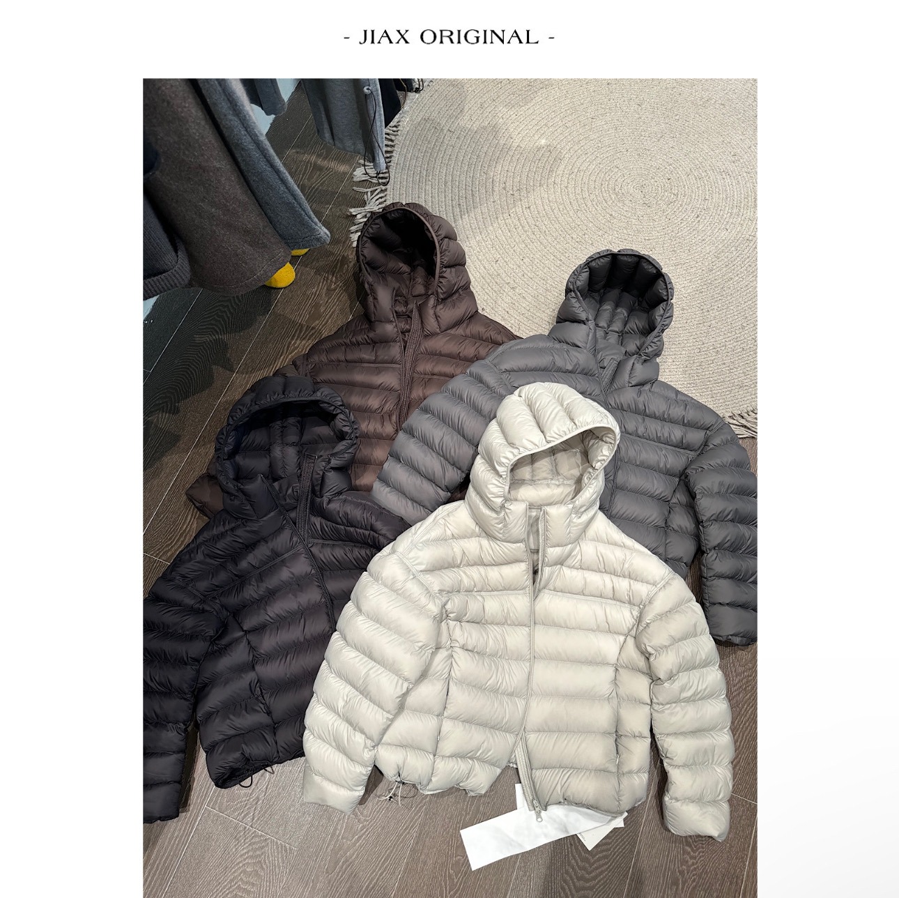 JVV 2025秋冬轻薄排骨连帽羽绒服女ins韩版宽松95白鸭绒保暖外套