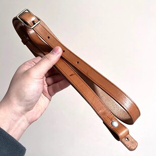 全新老式 牛皮道具影视道具纯手工缝制结实耐用怀旧老货五四背带
