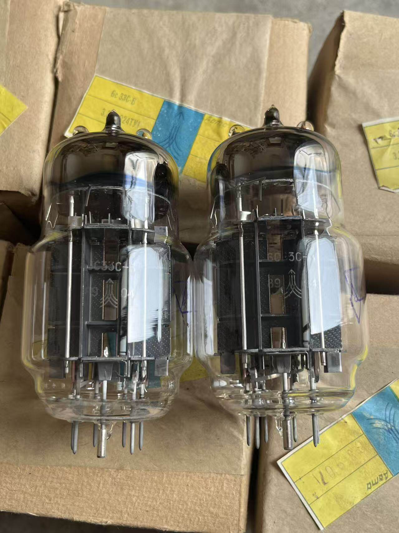 精品 大标苏联 6C33C-B电子管 直代 6C33C电子管 全新原盒