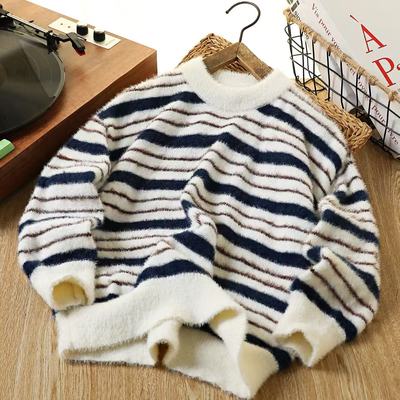 YR25LVS1084仿貂毛毛衣（清 ）